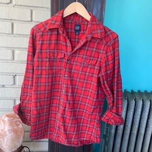 Gap Red Flannel